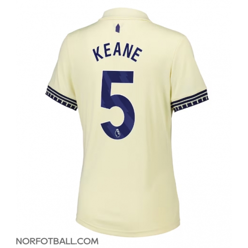 Billige Fotballdrakt Everton Michael Keane #5 Replika Bortedrakt Dame 2025-26 Kortermet Billige Fotballdrakt Everton Michael Keane #5 Replika Bortedrakt Dame 2025-26 Kortermet